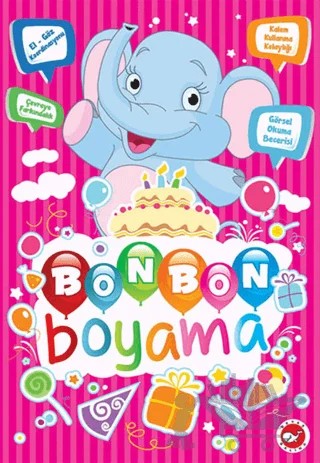 Bonbon Boyama – Kolektif – Beyaz Balina Yayınları kitap kapağı
