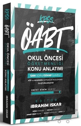 2021 ÖABT Okul Öncesi Öğretmenliği Konu Anlatımı – İbrahim İşkar – Aklımdavar Yayıncılık kitap kapağı