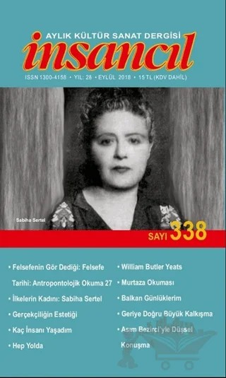 İnsancıl Aylık Kültür Sanat Dergisi Sayı: 338 Eylül 2018 – İnsancıl Dergisi Yayınları kitap kapağı