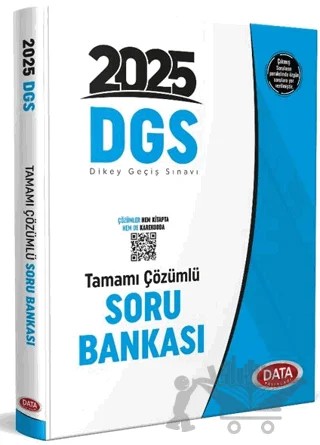 2025 DGS Tamamı Çözümlü Soru Bankası – Kolektif – Data Yayınları kitap kapağı