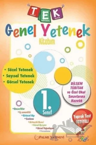 1. Sınıf Genel Yetenek Kitabım – Kolektif – Palme Yayınları kitap kapağı