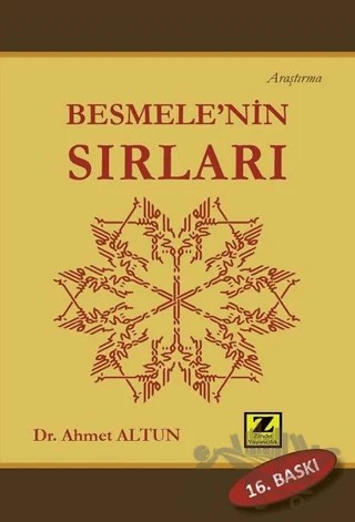 Besmele'nin Sırları – Ahmet Altun – Zinde Yayıncılık kitap kapağı