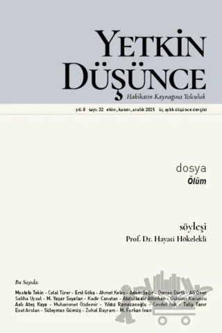 Yetkin Düşünce Dergisi Yıl: 8 Sayı 32 - Ekim, Kasım, Aralık 2025 – Yetkin Düşünce Dergisi kitap kapağı