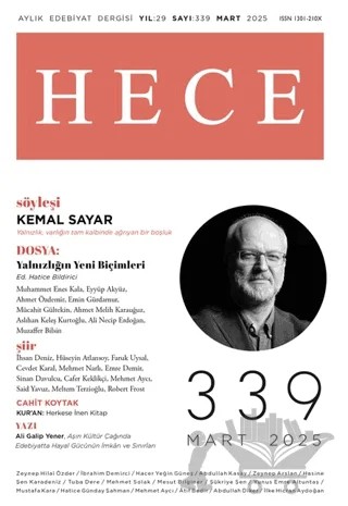 Hece Dergisi - Sayı 339 Mart 2025 – Kolektif – Hece Dergisi kitap kapağı