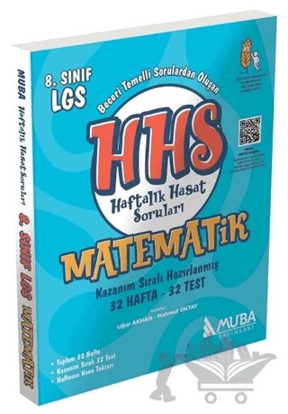 8. Sınıf LGS Matematik HHS Haftalık Hasat Soruları Muba Yayınları – Uğur Akhan, Mahmut Oktay – Muba Yayınları kitap kapağı