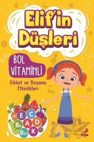 Bol Vitaminli - Elif'in Düşleri – Kolektif – Erdem Çocuk kitap kapağı