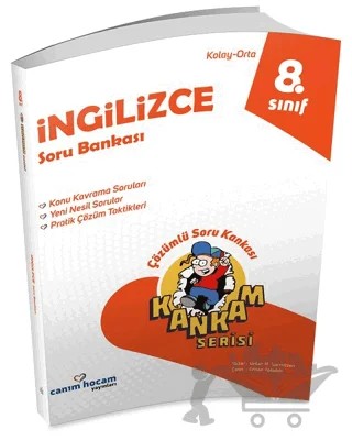 8. Sınıf İngilizce Soru Bankası – Vedat M. Sarısözen – Canım Hocam Yayınları kitap kapağı