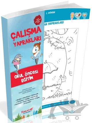 Okul Öncesi Eğitim Çalışma Yaprakları – Kolektif – Yumurcak Yayınları kitap kapağı