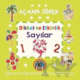 Sayılar - Aç Kapa Öğren – Kolektif – Karatay Çocuk kitap kapağı