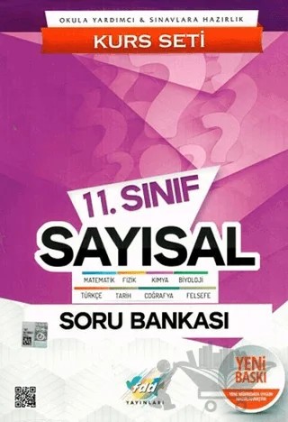 11. Sınıf Sayısal Soru Bankası Kurs Seti – Kolektif – Fdd Yayınları kitap kapağı
