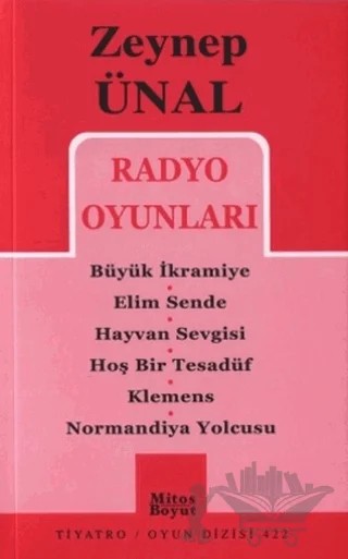 Radyo Oyunları – Zeynep Ünal – Mitos Boyut Yayınları kitap kapağı