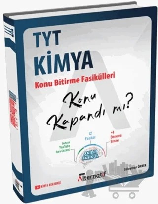 TYT Kimya Konu Bitirme Fasikülleri – Süleyman Örnek – Alternatif Yayınları kitap kapağı