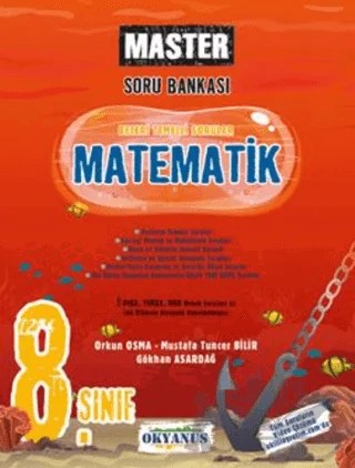 8. Sınıf Master Matematik Soru Bankası – Kolektif – Okyanus Yayınları kitap kapağı