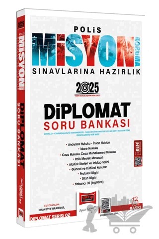 2025 Polis Misyon Sınavlarına Hazırlık Diplomat Serisi Diplomat Soru Bankası – Kolektif – Yargı Yayınevi kitap kapağı