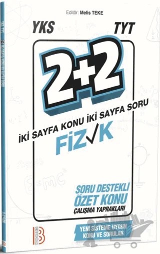 YKS TYT Fizik 2 Artı 2 Soru Destekli Özet Konu Yaprakları – Kolektif – Benim Hocam Yayınları kitap kapağı