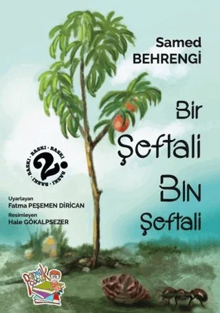 Bir Şeftali Bin Şeftali – Samed Behrengi – Parmak Çocuk Yayınları kitap kapağı