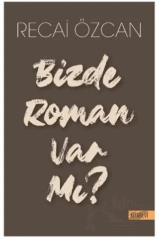 Bizde Roman Var mı? – Recai Özcan – Kitabevi Yayınları kitap kapağı