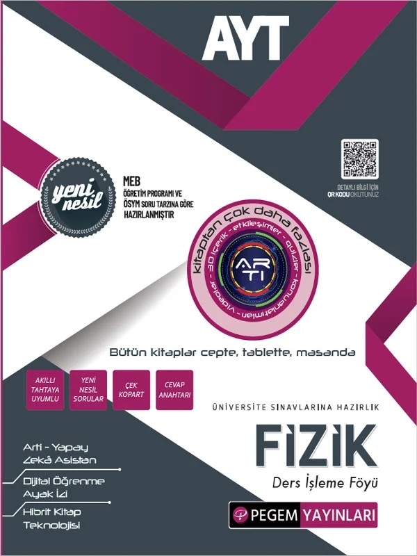 AYT Fizik Ders İşleme Föyü – Pegem Akademi Yayıncılık kitap kapağı
