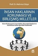 İnsan Haklarının  Korunması ve  Birleşmiş Milletler – Mahmut Göçer – Nobel Yayın kitap kapağı