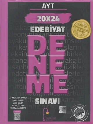 AYT Edebiyat 20 x 24 Deneme Sınavı – Kolektif – Edebiyat Sokağı Yayınları kitap kapağı