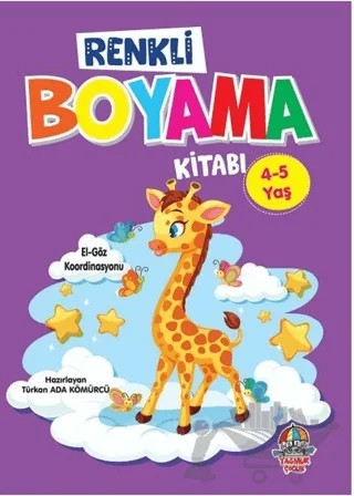 Renkli Boyama Kitabı (4-5 yaş) – Türkan Ada Kömürcü – Yağmur Çocuk kitap kapağı