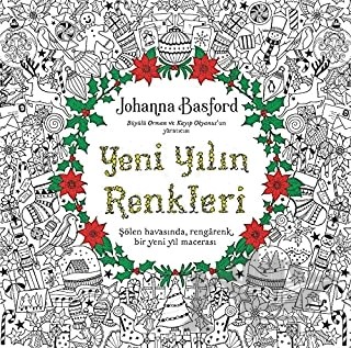 Yeni Yılın Renkleri – Johanna Basford – Pegasus Yayınları kitap kapağı