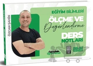 2025 KPSS Eğitim Bilimleri Ölçme ve Değerlendirme Ders Notu – Özcan Şahin – Retro Yayıncılık kitap kapağı