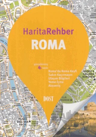 Roma Harita Rehber – Assia Rabinowitz, Giulia Zappa, Melani Le Bris – Dost Kitabevi Yayınları kitap kapağı