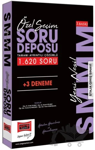 Yargı Yayınları 2023 SMMM Tamamı Ayrıntılı Çözümlü Özel Seçim Soru Deposu +3 Deneme – Erdal Yılmaz, Ahmet Gülmez, Cemal Altınkeser, Timur Gümüşkaya – Yargı Yayınevi kitap kapağı