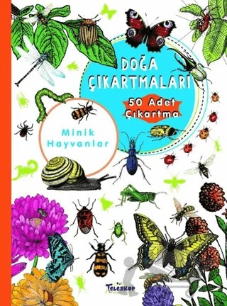 Minik Hayvanlar Doğa Çıkartmaları – Kolektif – Teleskop Popüler Bilim kitap kapağı