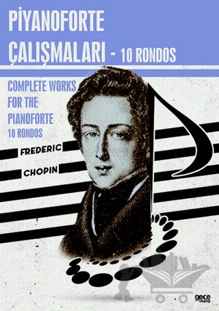 Piyanoforte Çalışmaları - 10 Rondos – Frederic Chopin – Gece Kitaplığı kitap kapağı