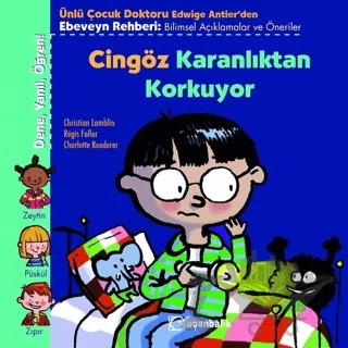 Cingöz Karanlıktan Korkuyor – Christian Lamblin – Uçanbalık Yayıncılık kitap kapağı