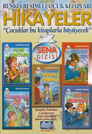 Sena Dizisi Renkli Resimli Masallar ve Hikayeler (10 Kitap Takım Kutulu) – Sadettin Kaplan – Alioğlu Yayınları kitap kapağı