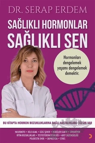 Sağlıklı Hormonlar Sağlıklı Sen – Serap Erdem – Cinius Yayınları kitap kapağı
