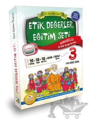 3. Sınıf Etik Değerler Eğitim Seti (10 Kitap Takım) – Sara Gürbüz Özeren – Damla Yayınevi kitap kapağı
