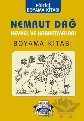 Nemrut Dağ Heykel ve Kabartmaları Boyama Kitabı – Nezih Başgelen – Arkeoloji ve Sanat Yayınları kitap kapağı