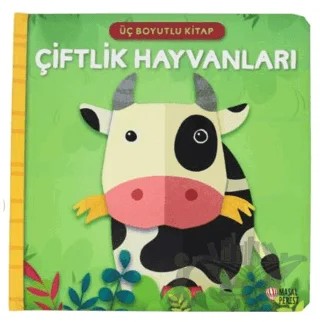 Üç Boyutlu Kitap - Çiftlik Hayvanları – Kolektif – Masalperest kitap kapağı