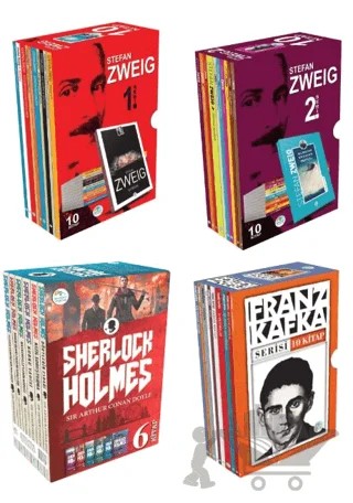 Stefan Zweig 1-2 - Franz Kafka ve Sherlock Holmes Seti (36 Kitap) – Stefan Zweıg, Franz Kafka, Sir Arthur Conan Doyle – Maviçatı Yayınları kitap kapağı