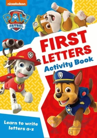 PAW Patrol First Letters Activity Book – Collins Preschool – Nickelodeon kitap kapağı