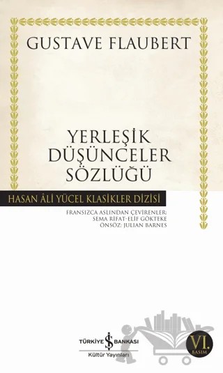 Yerleşik Düşünceler Sözlüğü – Gustave Flaubert – İş Bankası Kültür Yayınları kitap kapağı