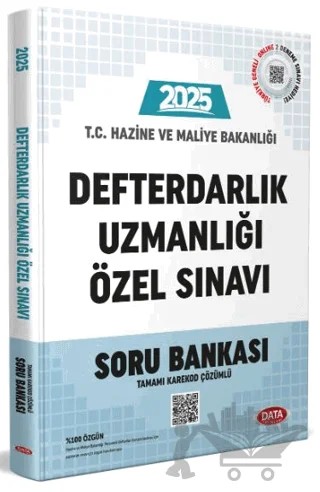 T.C. Hazine ve Maliye Bakanlığı Defterdar Uzmanlığı Özel Sınavı Soru Bankası Karekod Çözümlü – Kolektif – Data Yayınları kitap kapağı