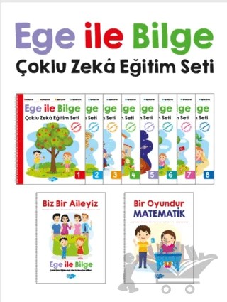 Ege İle Bilge Çoklu Zeka Eğitim Seti (+4 Yaş) – Çiğdem Pasin Derya Akgül – Düşler Yayıncılık kitap kapağı