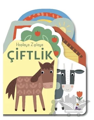 Hoplaya Zıplaya Çiftlik – Kolektif – İndigo Çocuk kitap kapağı
