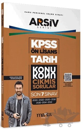 KPSS Ön Lisans Tarih Konu Konu Çıkmış Sorular Son 7 Sınav (2024 Dahil) – Kolektif – Marka Yayınları kitap kapağı