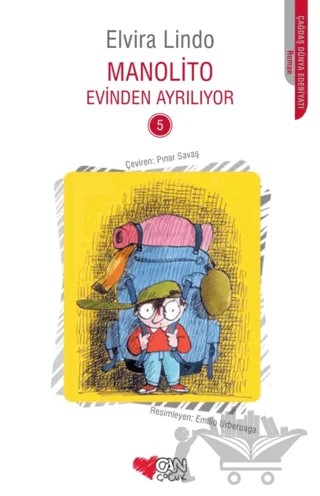 Manolito Evinden Ayrılıyor – Elvira Lindo – Can Çocuk Yayınları kitap kapağı