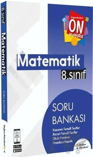 8. Sınıf On Numara Matematik Soru Bankası – Kolektif – Doğan Akademi kitap kapağı