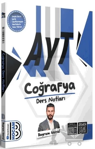 AYT Coğrafya Ders Notları – Bayram Meral – Benim Hocam Yayınları kitap kapağı