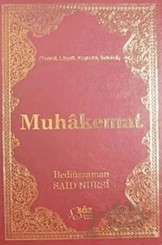 Muhakemat (Çanta Boy) – Bediüzzaman Said-i Nursi – Söz Basım Yayın kitap kapağı