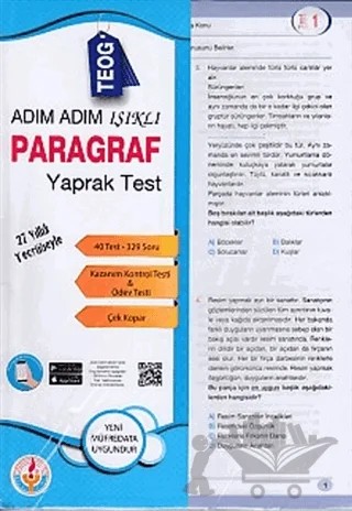 Adım Adım TEOG Paragraf Yaprak Test – Kolektif – Bilal Işıklı Yayınları kitap kapağı