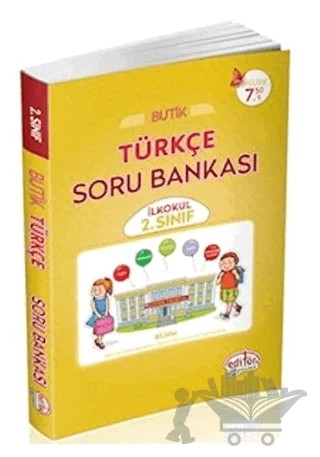 2. Sınıf Butik Türkçe Soru Bankası – Cüneyt Akçakaya, Veysel Aygün – Editör Yayınevi kitap kapağı